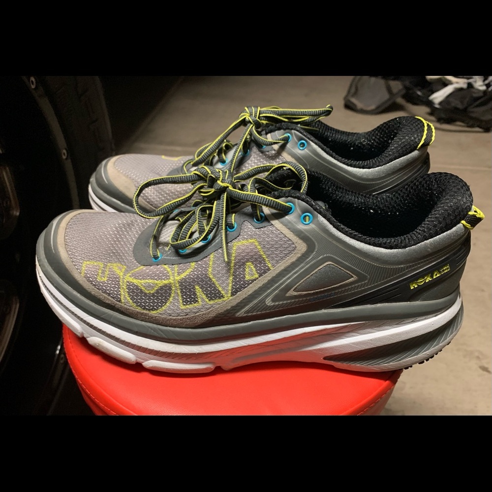 Hoka Running Shoes Size 10, Practically New - image 1